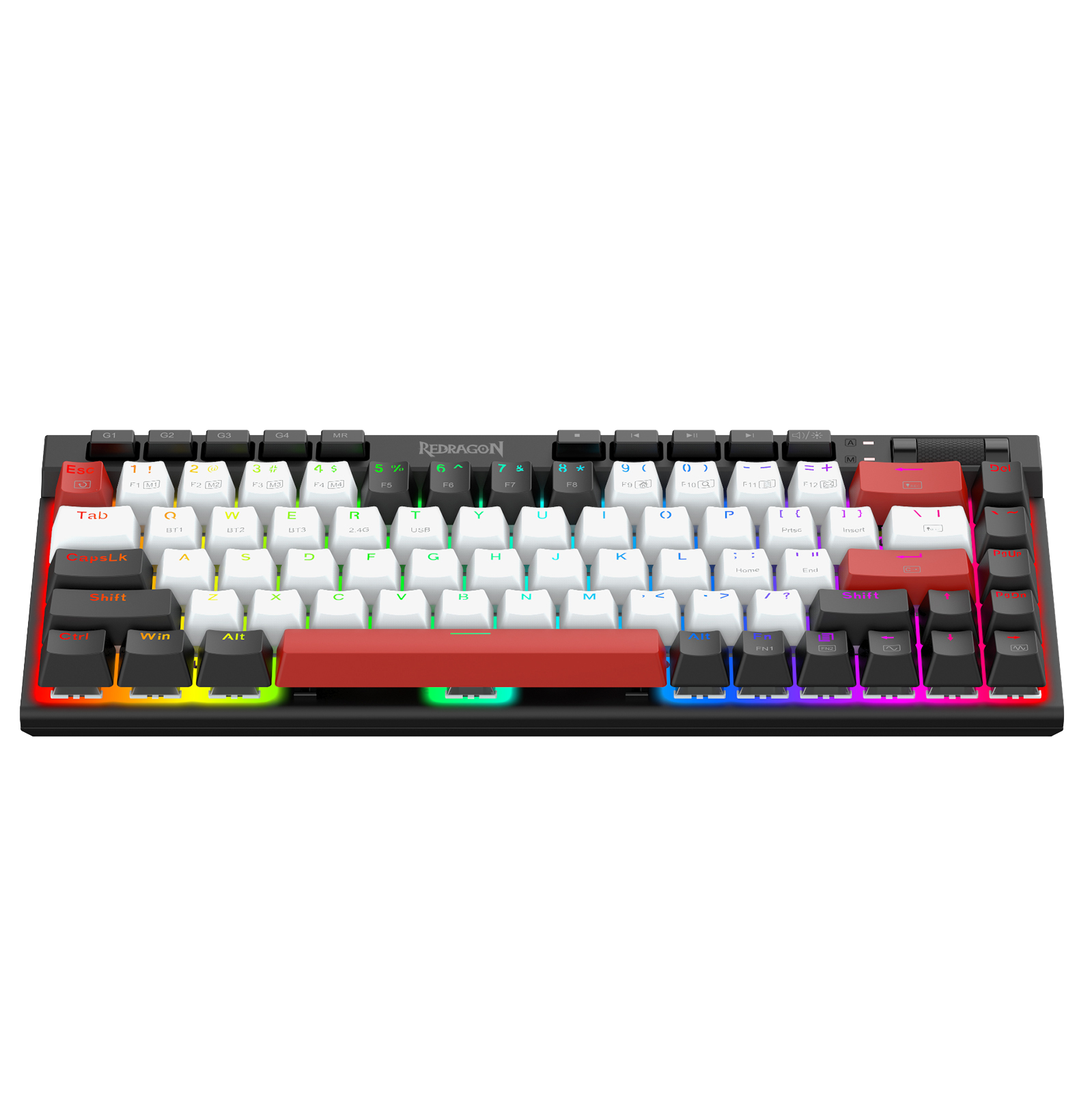 Redragon Magic-wand Mini  K635WBR-RGB-PRO BT5.0/3.0/2.4G/Type C wired 3 modes Mechanical Gaming Keyboard
