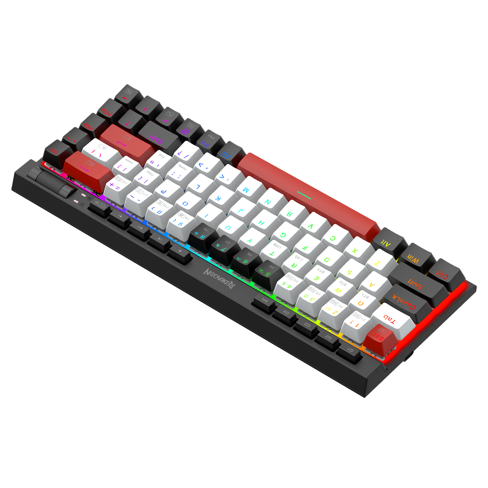 Redragon Magic-wand Mini  K635WBR-RGB-PRO BT5.0/3.0/2.4G/Type C wired 3 modes Mechanical Gaming Keyboard