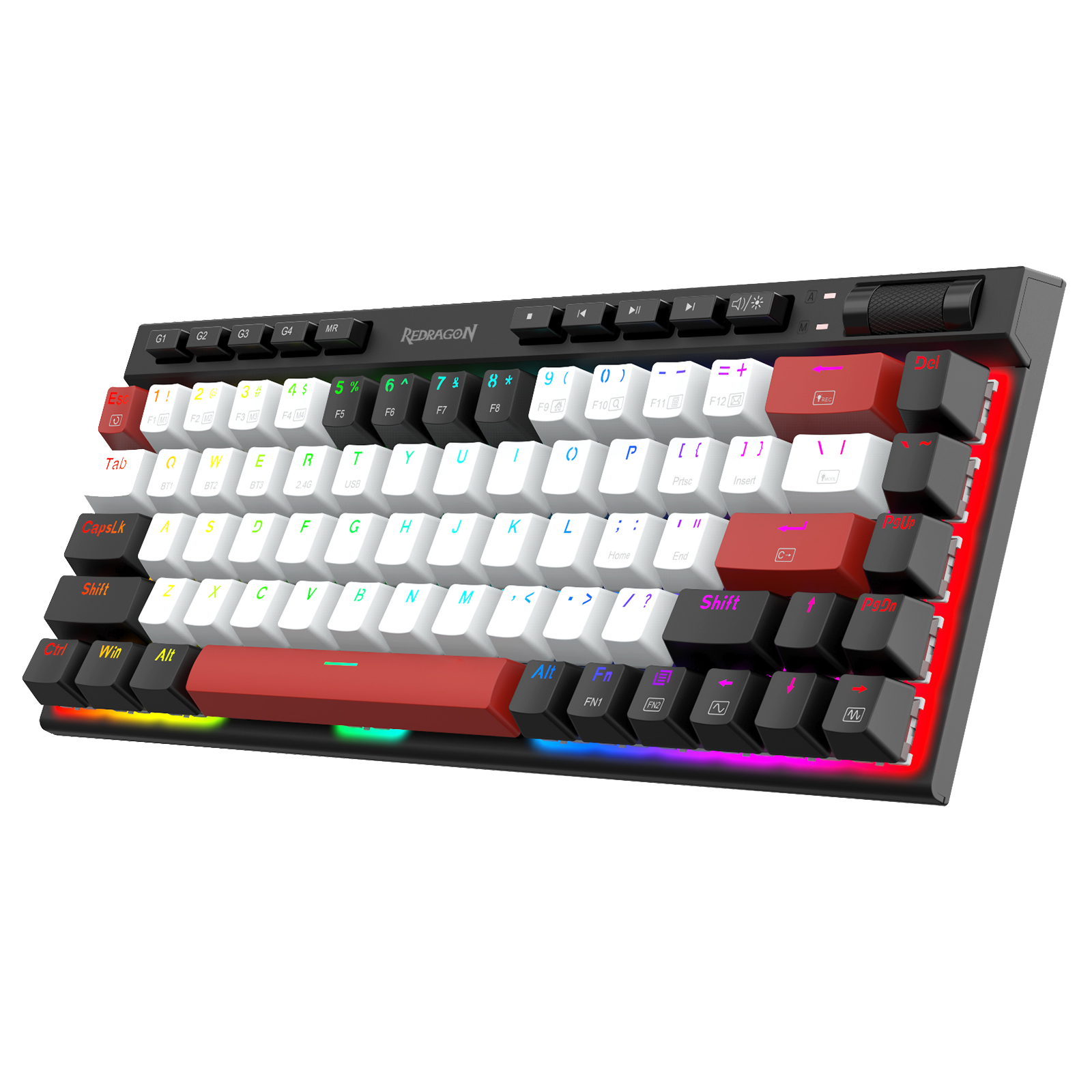 Redragon Magic-wand Mini  K635WBR-RGB-PRO BT5.0/3.0/2.4G/Type C wired 3 modes Mechanical Gaming Keyboard