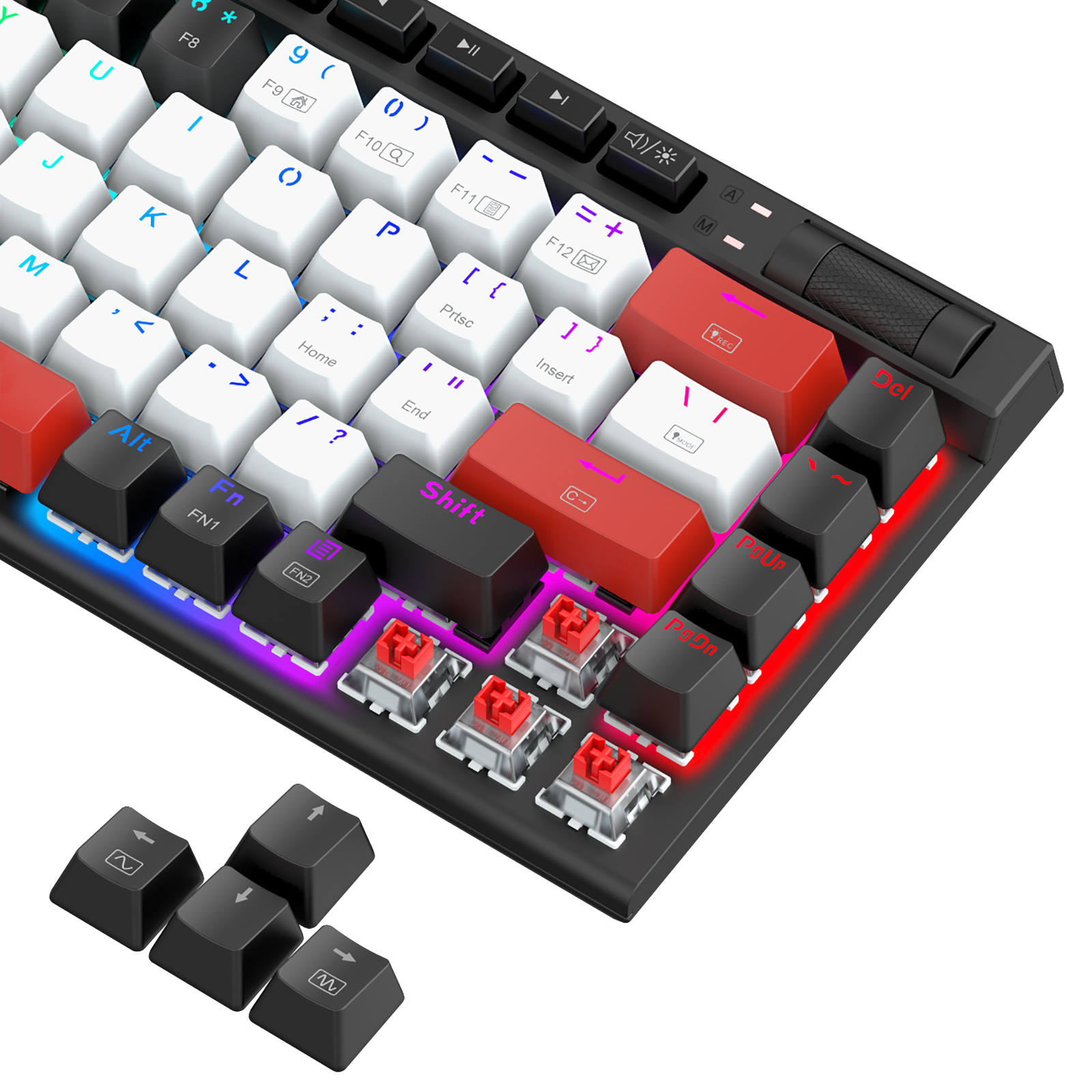 Redragon Magic-wand Mini  K635WBR-RGB-PRO BT5.0/3.0/2.4G/Type C wired 3 modes Mechanical Gaming Keyboard