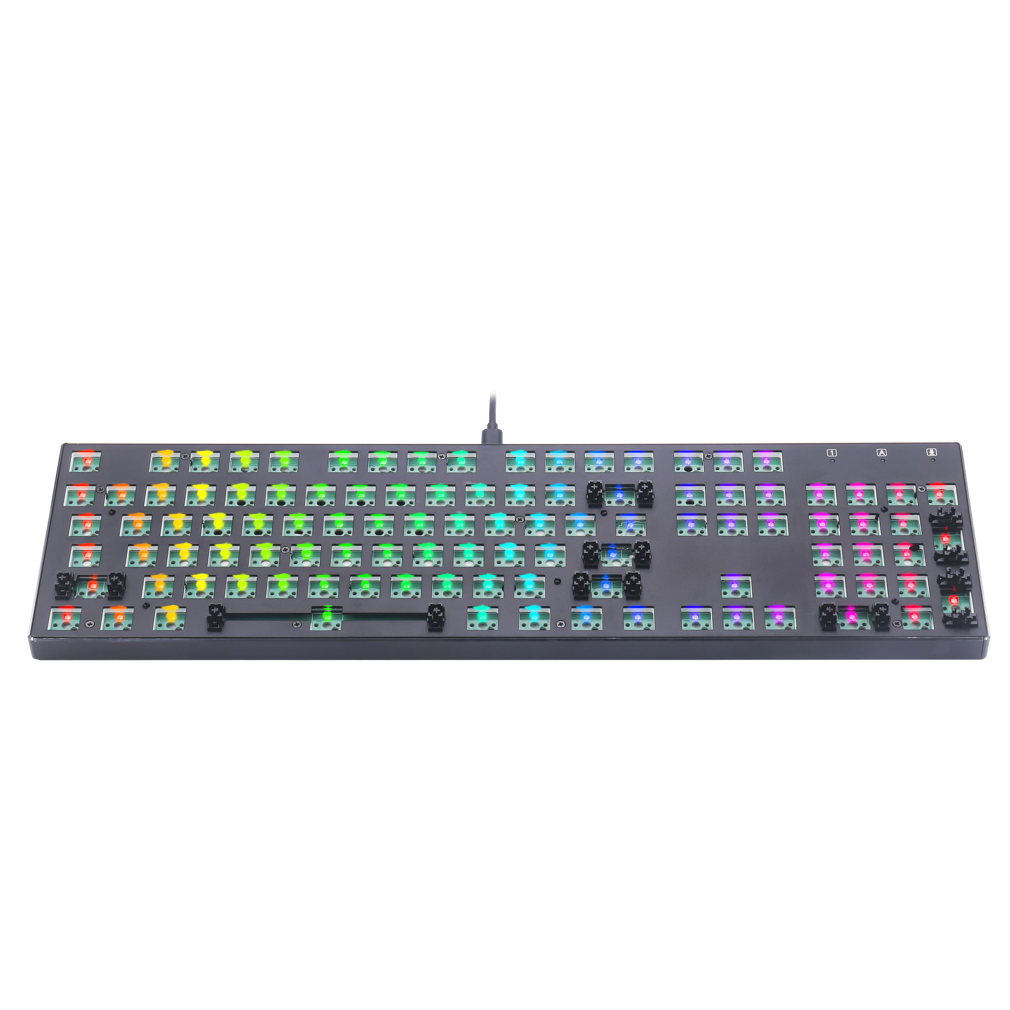 Redragon BBK556 Barebone DIY RGB Backlit Mechanical Gaming Keyboard