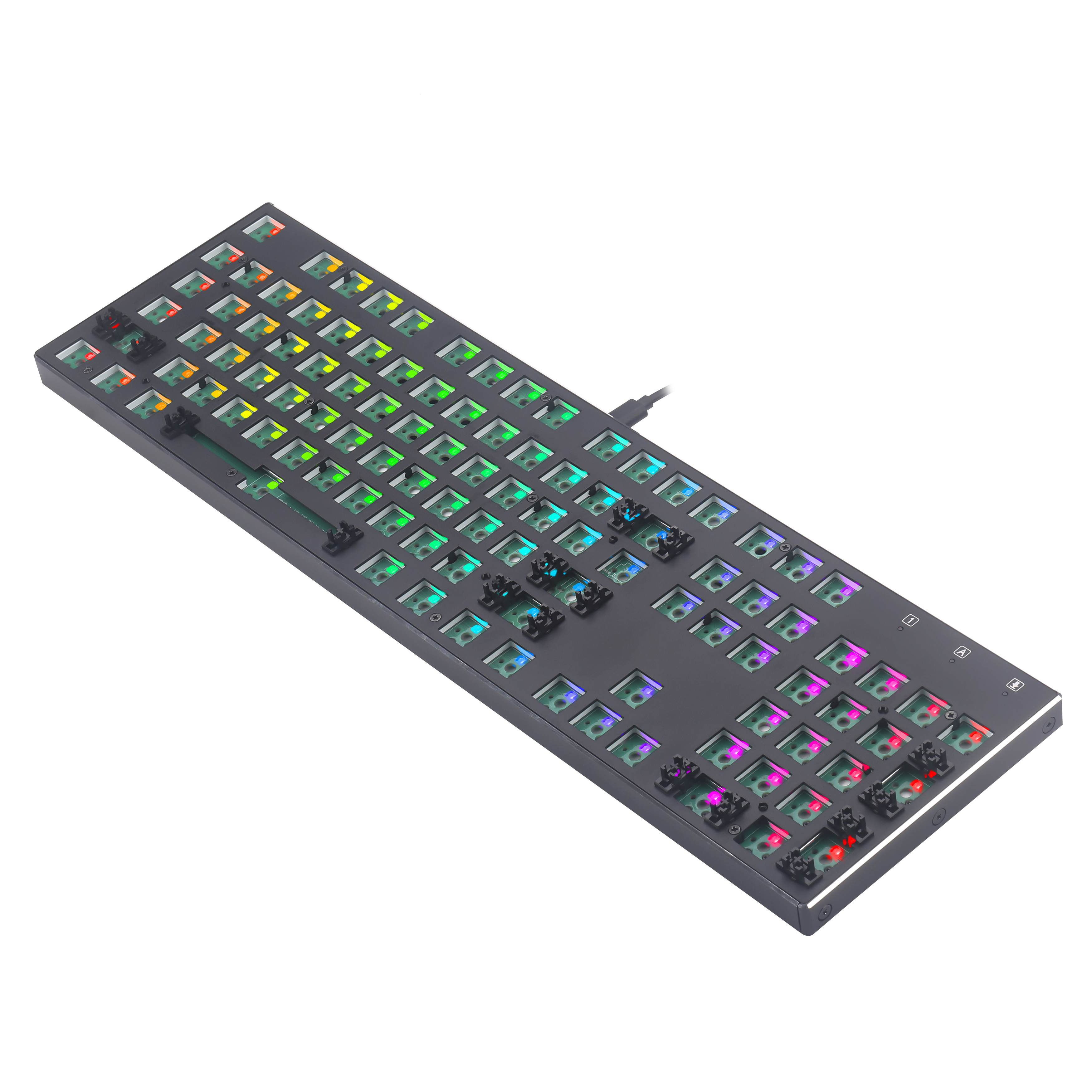 Redragon BBK556 Barebone DIY RGB Backlit Mechanical Gaming Keyboard