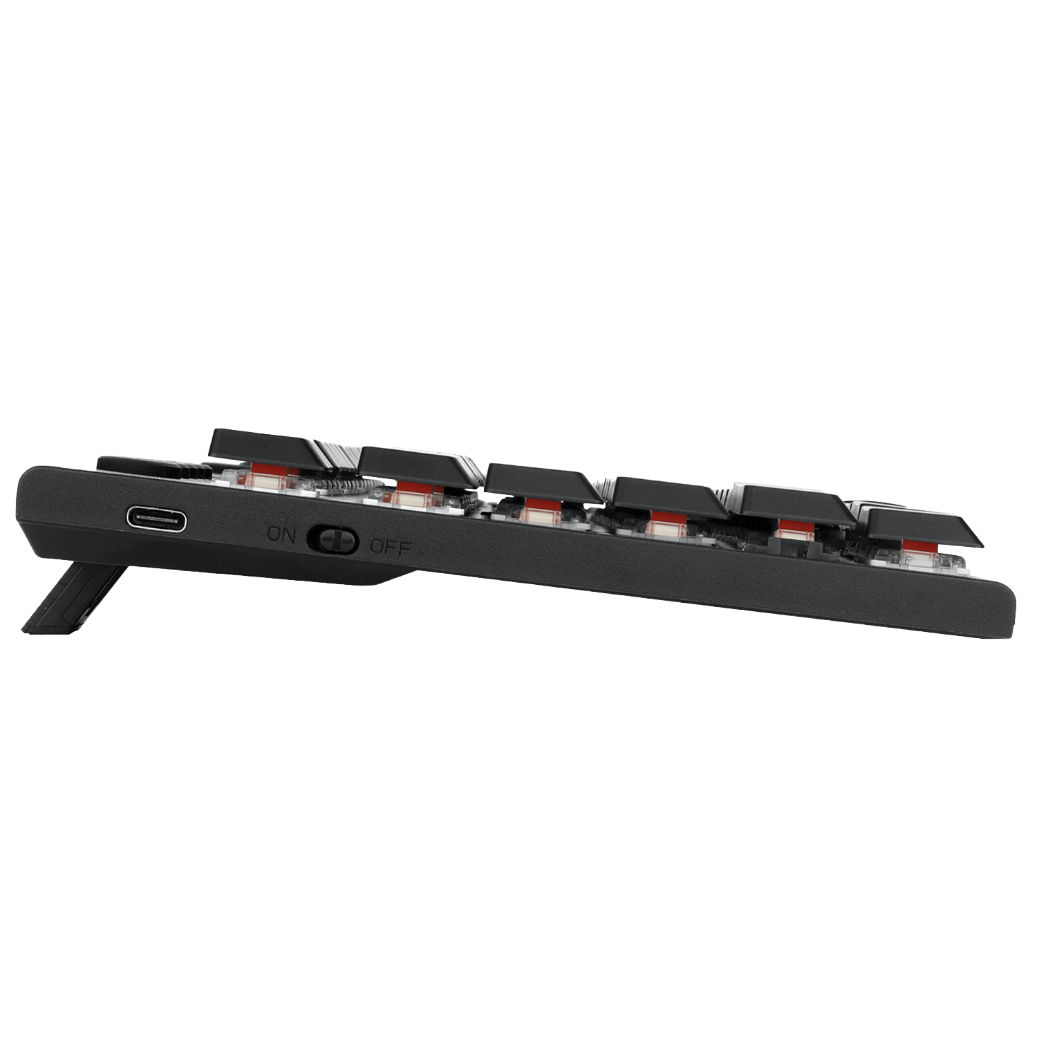Redragon K618 Horus Wireless RGB Mechanical Keyboard, Bluetooth/2.4Ghz/Wired Tri-Mode Ultra-Thin Low Profile Gaming Keyboard w/No-Lag Cordless Connection