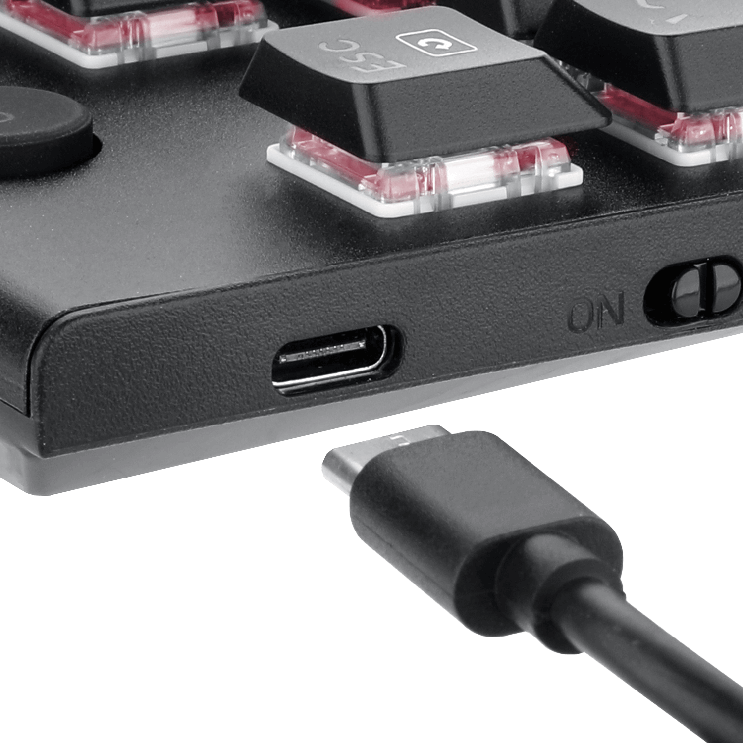 Redragon K618 Horus Wireless RGB Mechanical Keyboard, Bluetooth/2.4Ghz/Wired Tri-Mode Ultra-Thin Low Profile Gaming Keyboard w/No-Lag Cordless Connection