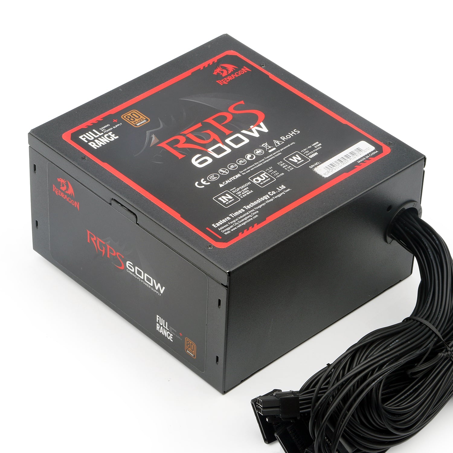 Redragon RGPS GC-PS002 600W Catu Daya PC Gaming