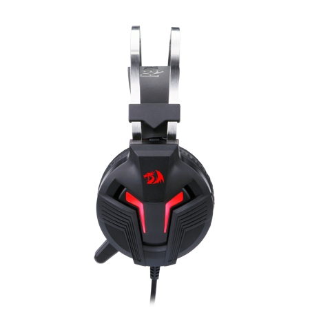 H112 HEADSET GAMING DENGAN MIKROFON UNTUK PC, HEADPHONE GAMING PC OVER EAR BERKABEL, BEKERJA DENGAN PC, LAPTOP, TABLET, PS4, XBOX ONE