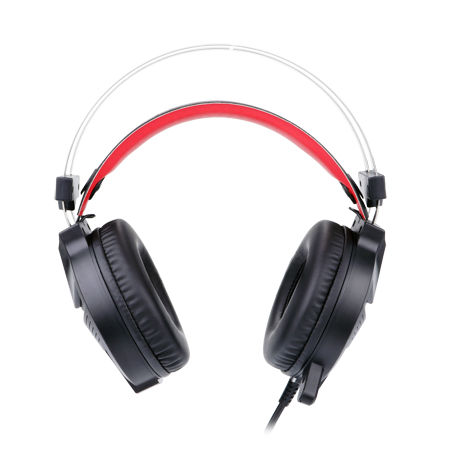 H112 HEADSET GAMING DENGAN MIKROFON UNTUK PC, HEADPHONE GAMING PC OVER EAR BERKABEL, BEKERJA DENGAN PC, LAPTOP, TABLET, PS4, XBOX ONE