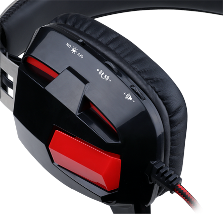 Redragon H201 Headset Gaming Stereo untuk PS4, Xbox One, PC, dan Smartphone, Headphone Gaming Over-Ear Peredam Suara dengan Mikrofon, Bass Surround, Universal 3.5mm