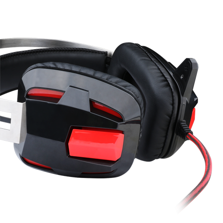 Redragon H201 Headset Gaming Stereo untuk PS4, Xbox One, PC, dan Smartphone, Headphone Gaming Over-Ear Peredam Suara dengan Mikrofon, Bass Surround, Universal 3.5mm