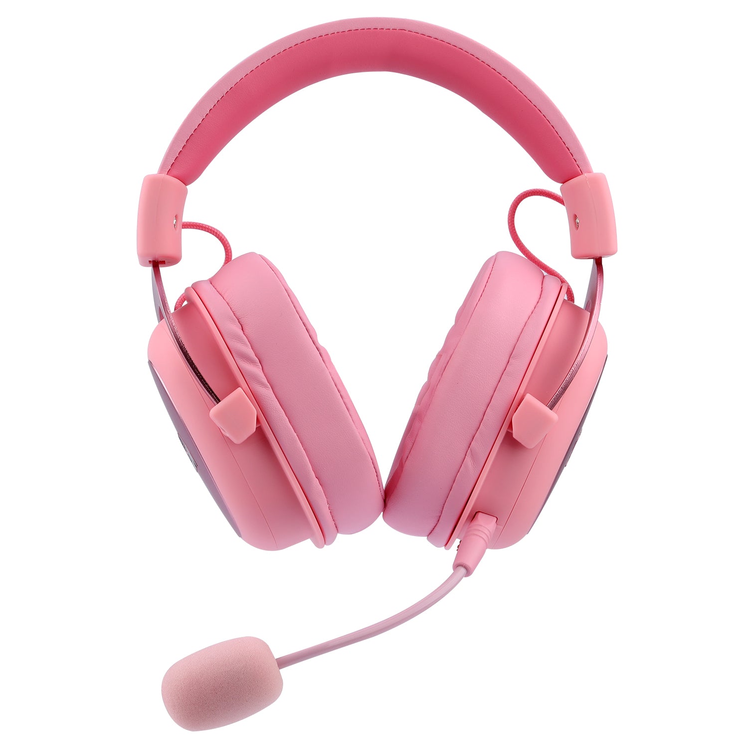 Headset Gaming Redragon H510Pink Zeus Kabel, Suara Surround 7.1, Mikrofon yang Dapat Dilepas