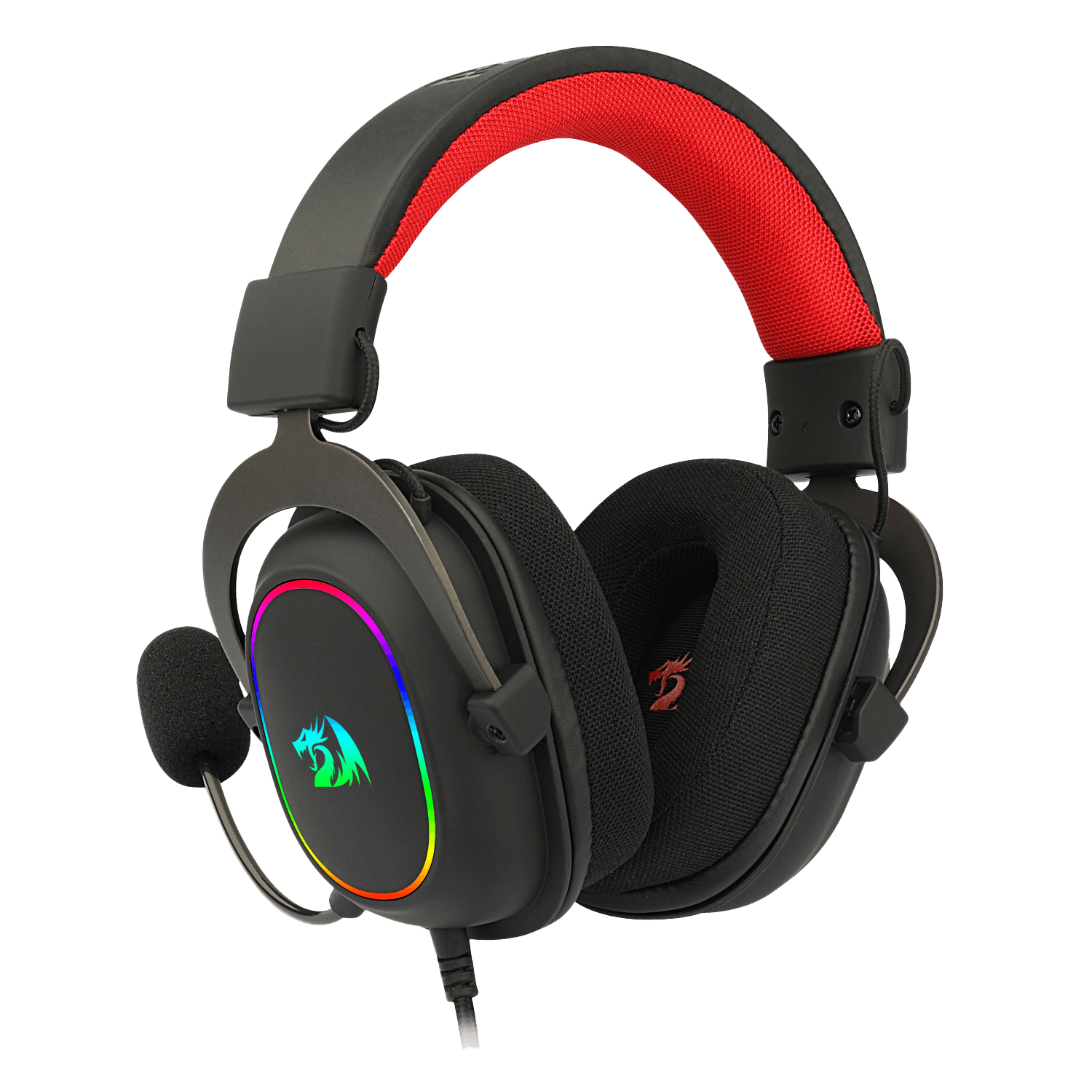 Redragon H510 Zeus-X RGB Wired Gaming Headset - 7.1 Surround Sound - 53MM Audio Drivers in Memory Foam Ear Pads w/Reliable Fabric Cover- Multi Platforms Headphone - USB Powered for PC/PS4/NS