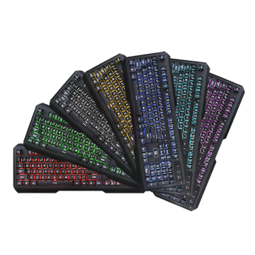 Redragon K506 Centaur Keyboard Gaming Ukuran Penuh dengan Lampu Latar Pelangi 7 Warna dan Keypad Numerik