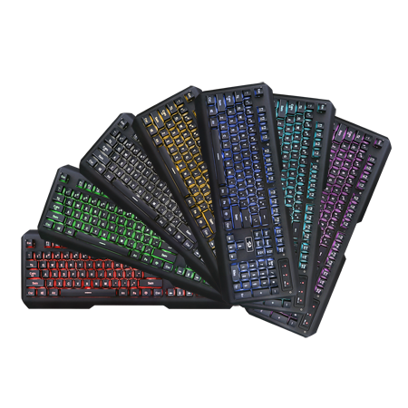 Redragon K506 Centaur Keyboard Gaming Ukuran Penuh dengan Lampu Latar Pelangi 7 Warna dan Keypad Numerik
