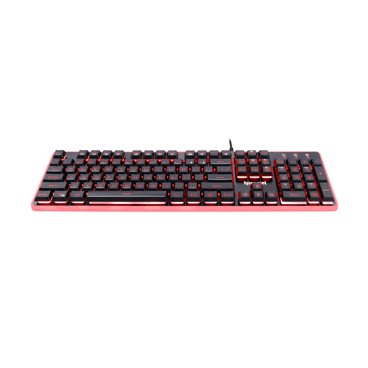Keyboard Gaming Redragon K509 DYAUS Lampu Latar 7 Warna