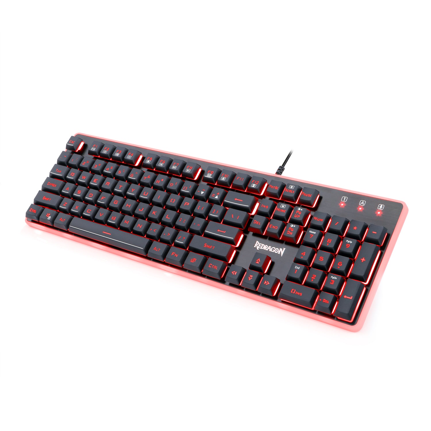 Keyboard Gaming Redragon K509 DYAUS Lampu Latar 7 Warna