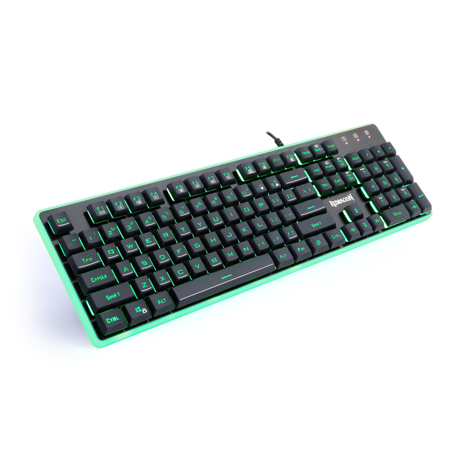 Keyboard Gaming Redragon K509 DYAUS Lampu Latar 7 Warna