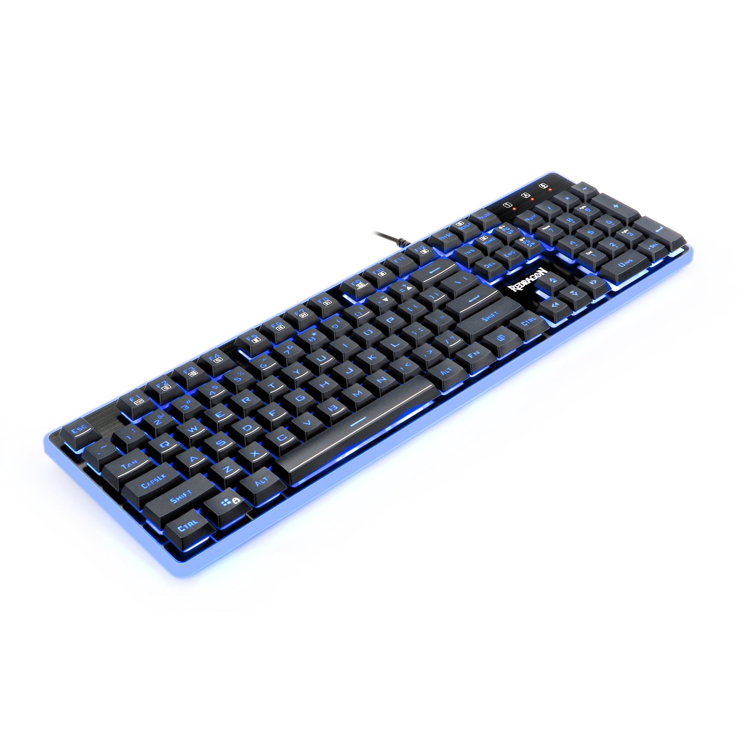 Keyboard Gaming Redragon K509 DYAUS Lampu Latar 7 Warna