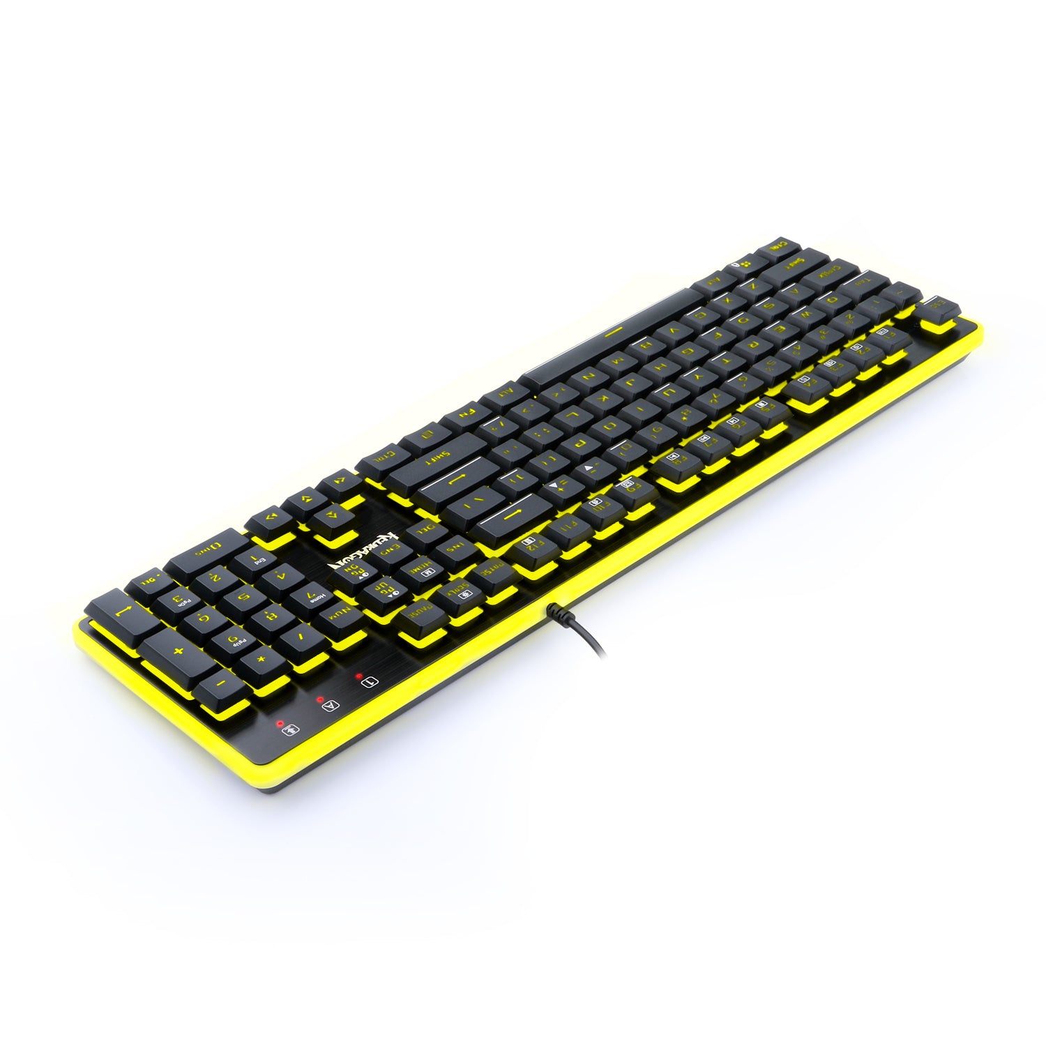 Keyboard Gaming Redragon K509 DYAUS Lampu Latar 7 Warna