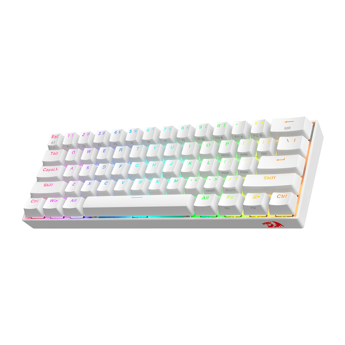 Redragon K530 PRO Draconic 60% Compact RGB Wireless Mechanical Keyboard, 61 Keys TKL Designed 5.0 Bluetooth Gaming Keyboard