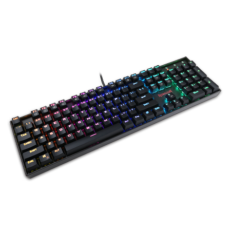 Redragon K551RGB MITRA Papan Ketik Mekanik dengan Lampu Latar RGB dan Sakelar Biru
