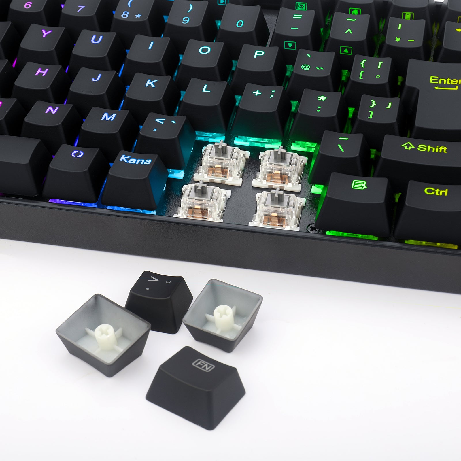 Redragon Kumara K552RGB-JPTI Keyboard Gaming Mekanik Tata Letak Jepang