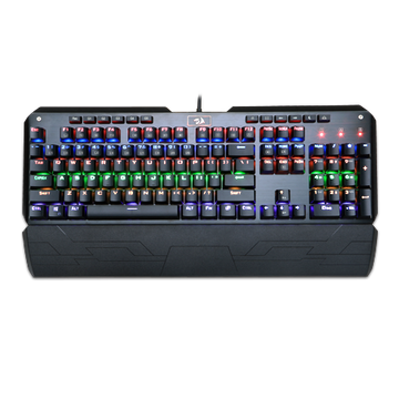 Redragon K555-R INDRAH Keyboard Gaming Mekanik Lampu Latar LED Pelangi
