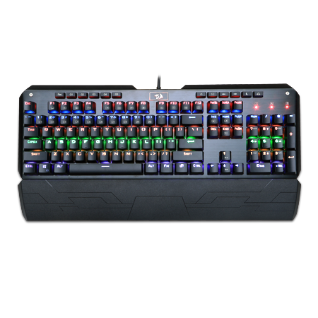 Redragon K555-R INDRAH Keyboard Gaming Mekanik Lampu Latar LED Pelangi
