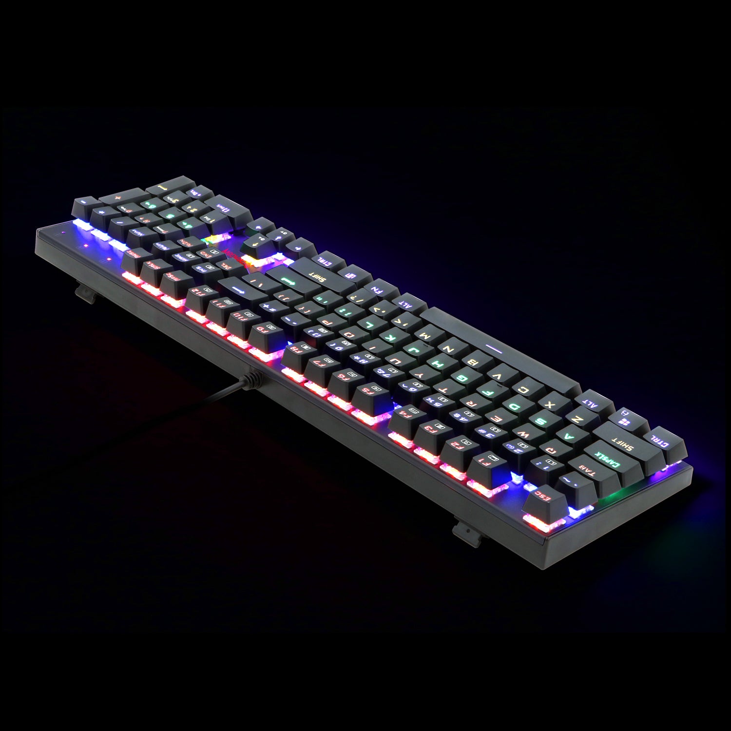 Keyboard Gaming Mekanis REDRAGON K565R RUDRA Lampu Latar Pelangi
