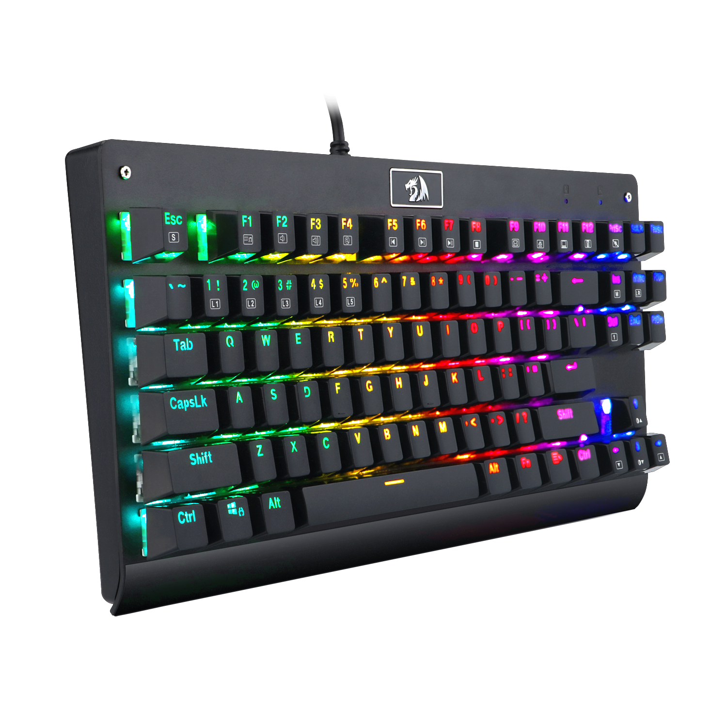 REDRAGON K568 RGB DARK AVENGER Keyboard Gaming Mekanik 87 Tombol