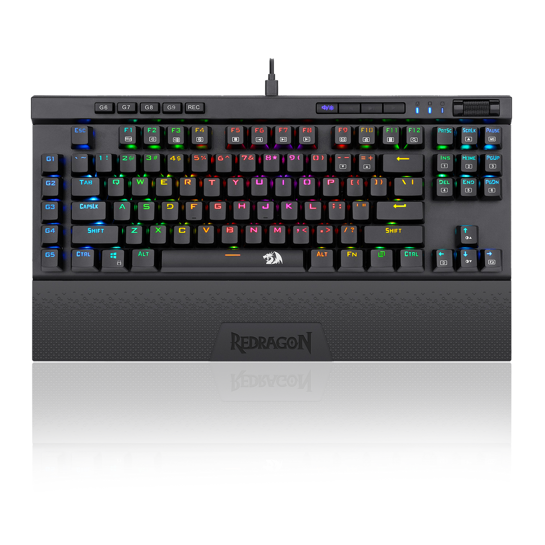 Redragon K587 MAGIC-WAND 87 Keys Compact RGB TKL Mechanical Gaming Keyboard 1