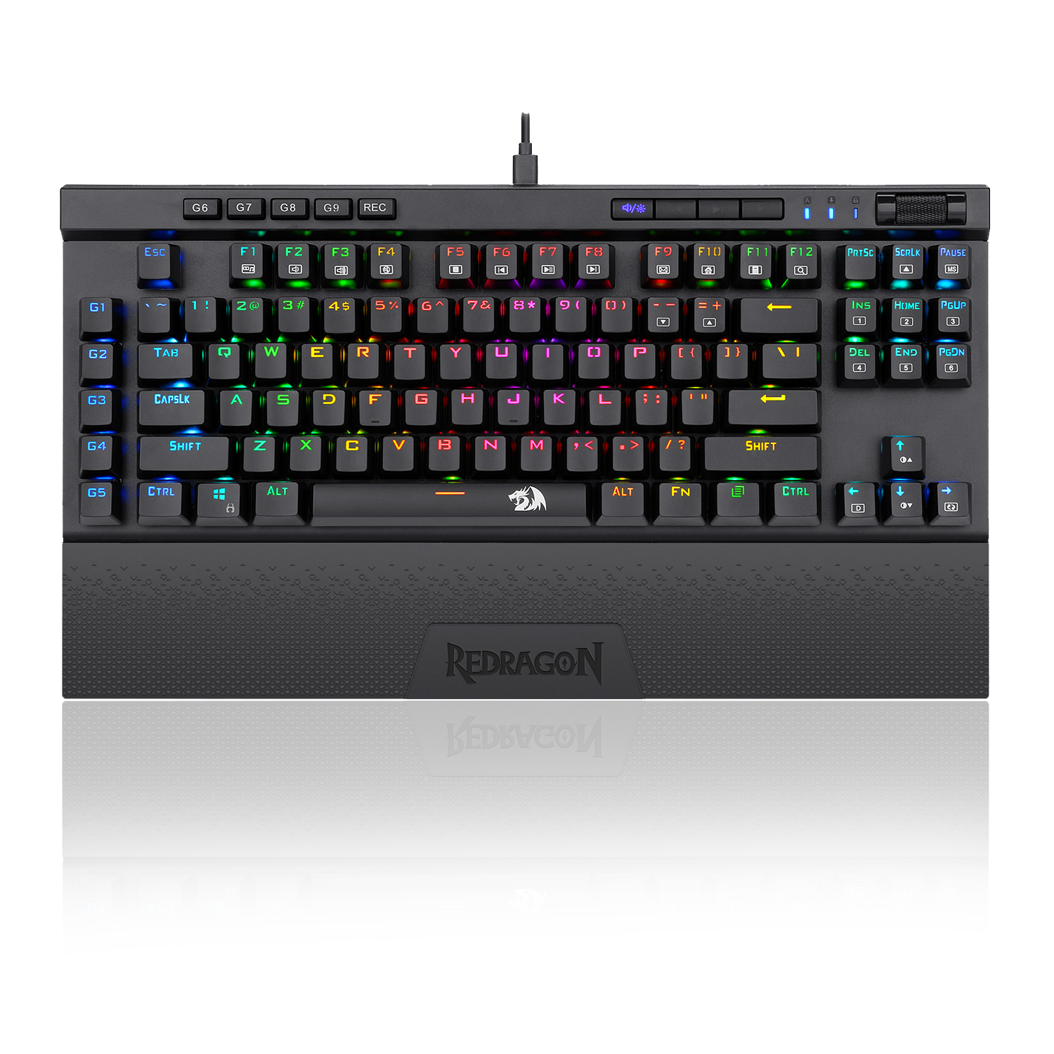 Redragon K587 MAGIC-WAND 87 Keys Compact RGB TKL Mechanical Gaming Keyboard 1