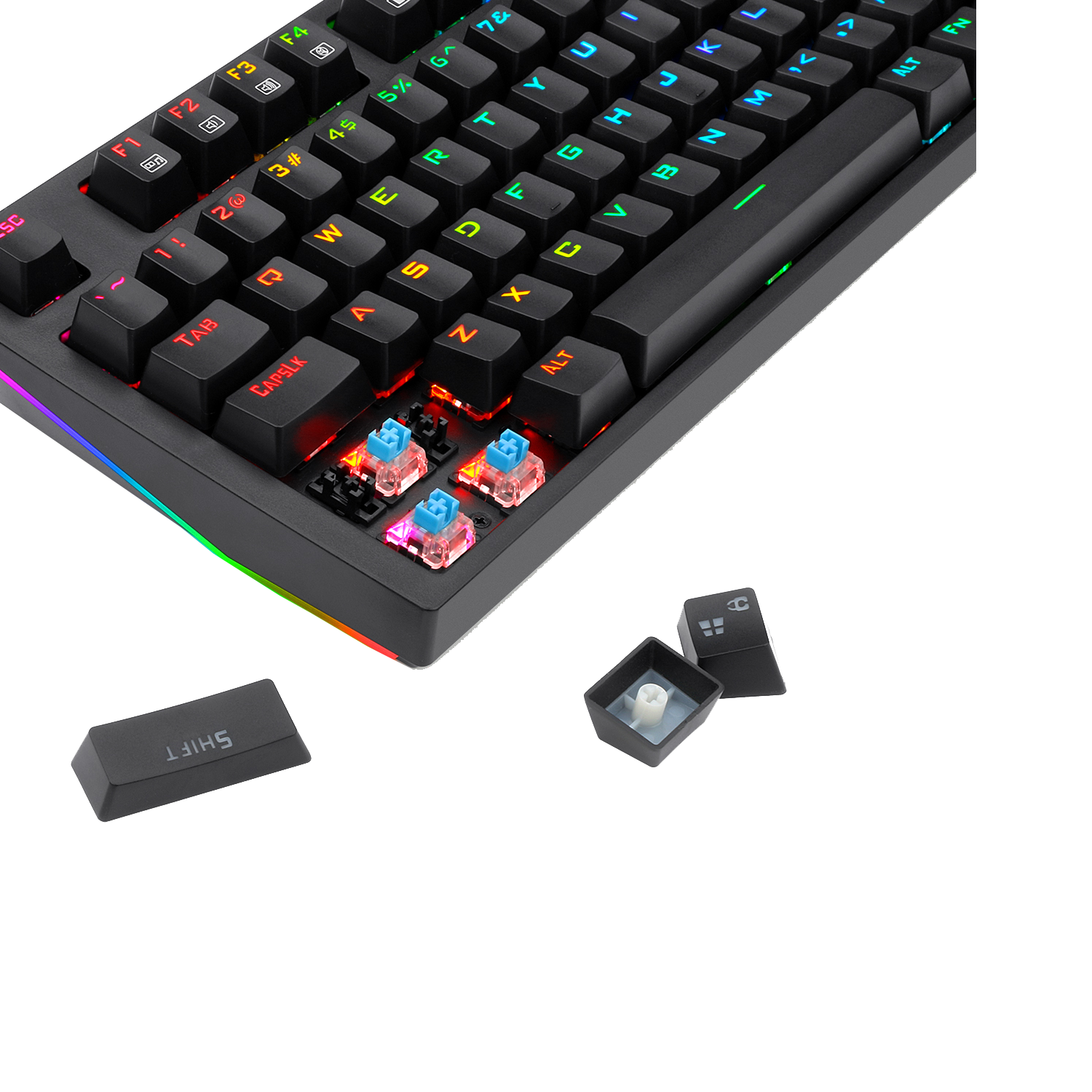 Redragon K592-PRO Mechanical Gaming RGB Wired Keyboard with Ultra-Fast V-Optical Blue Switches