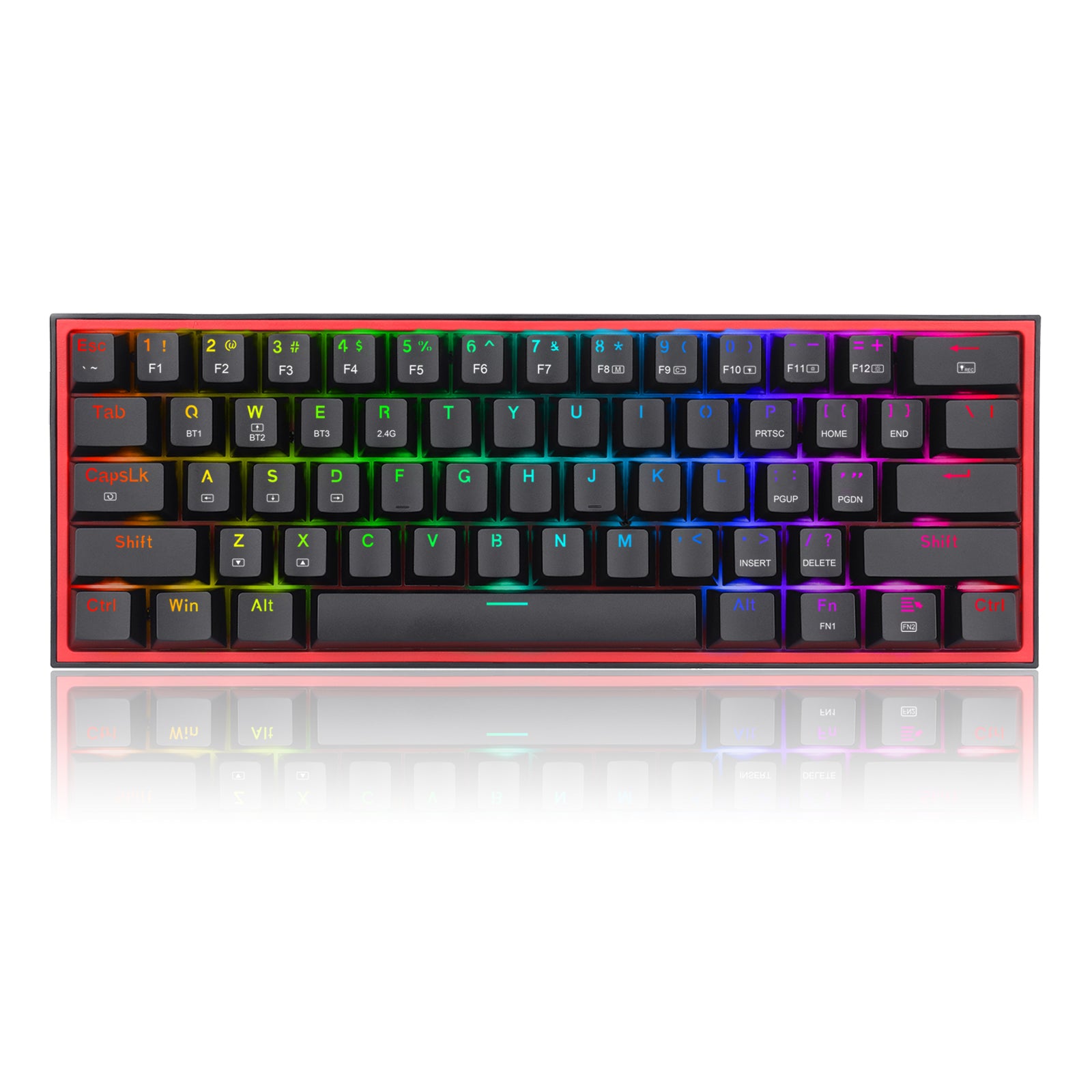 Keyboard mekanis Redragon K616RGB-B 61 tombol
