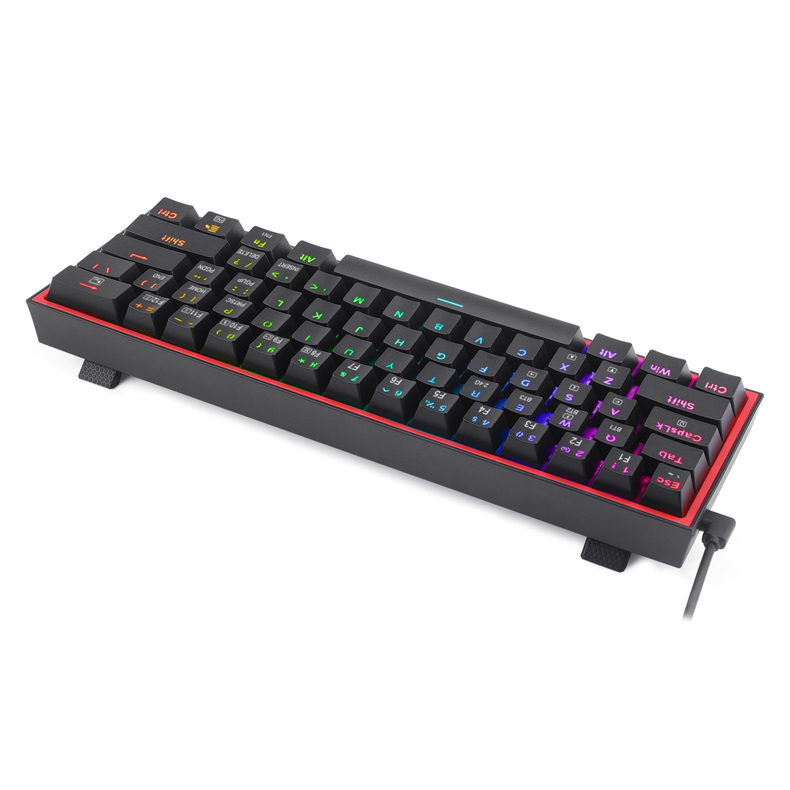 Keyboard mekanis Redragon K616RGB-B 61 tombol