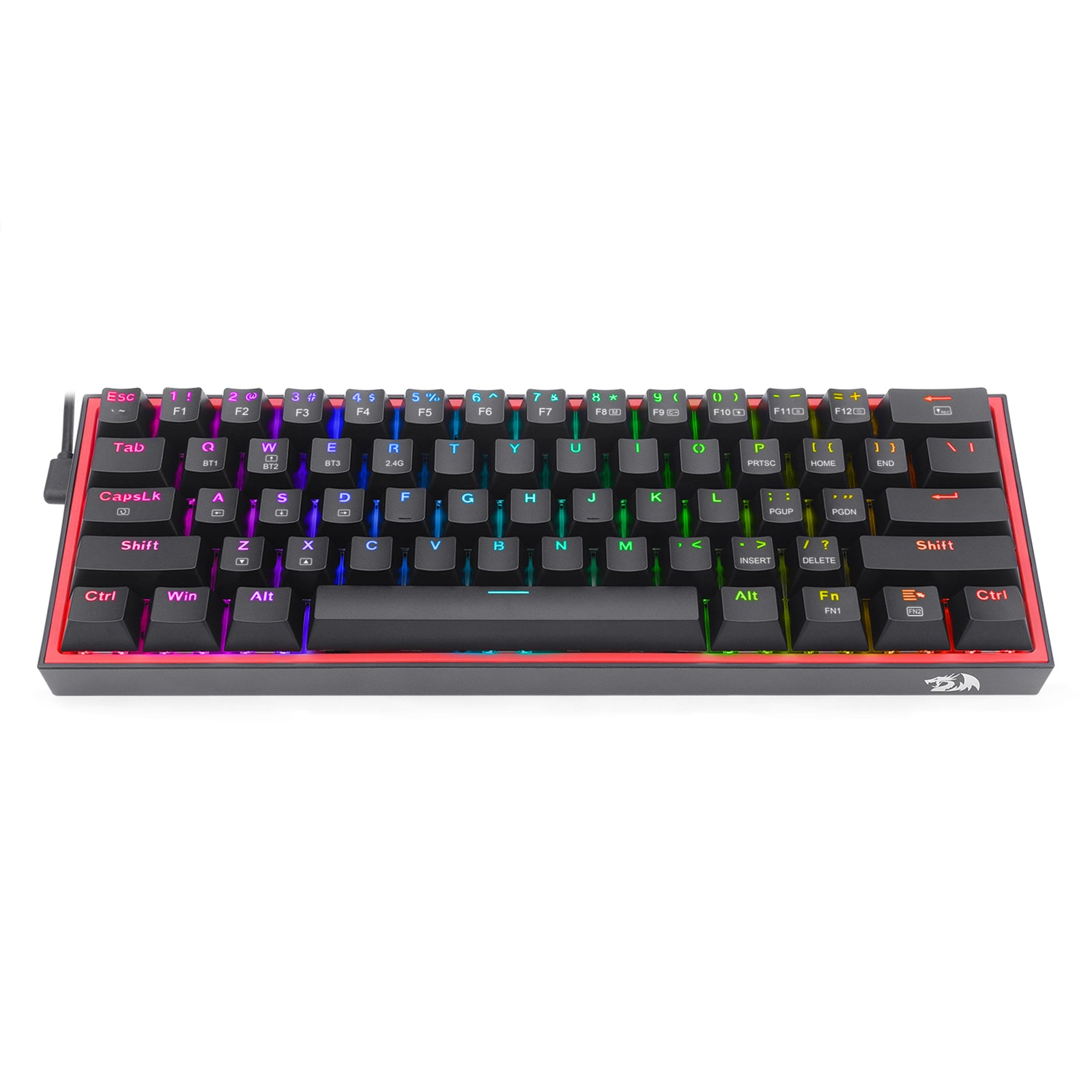 Keyboard mekanis Redragon K616RGB-B 61 tombol