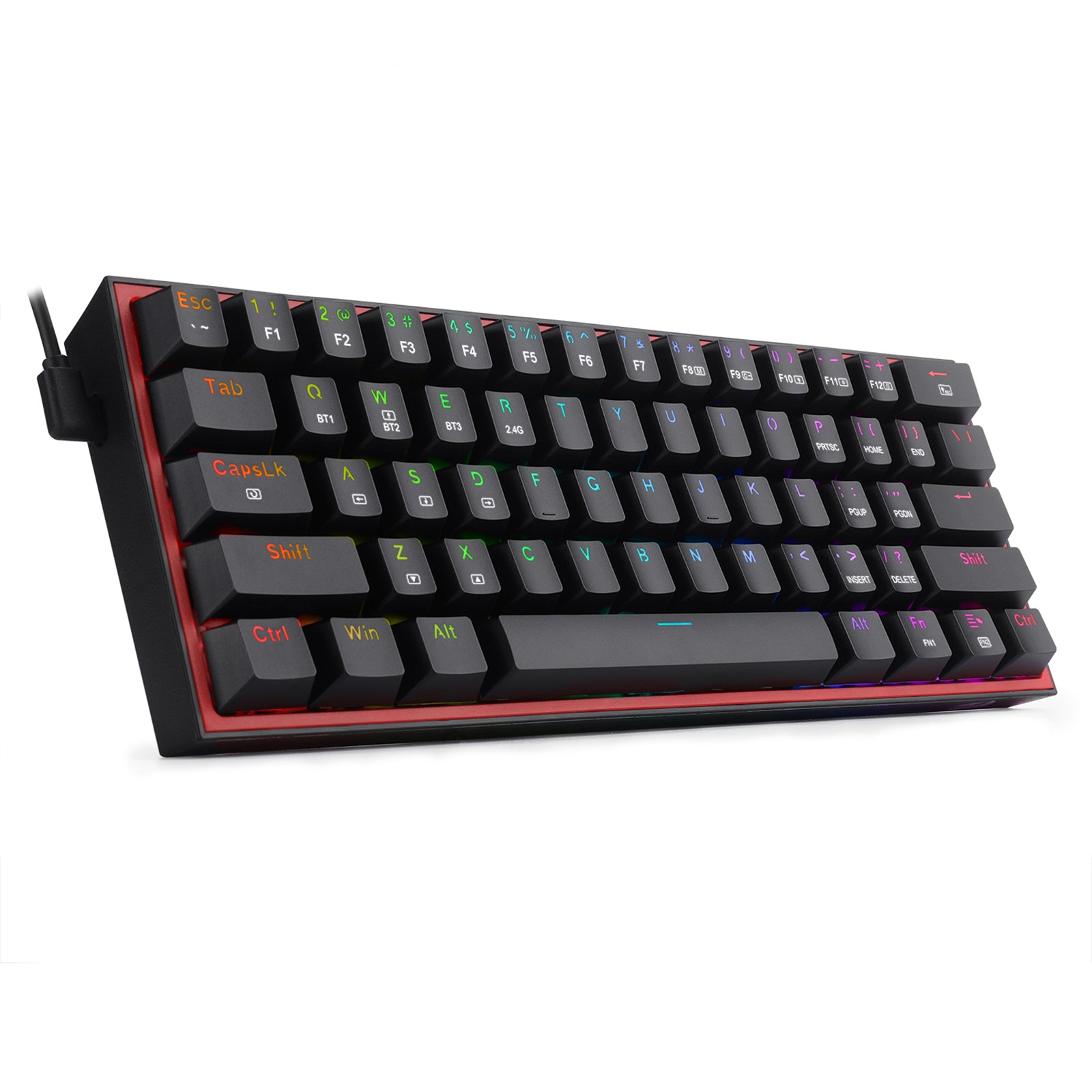 Keyboard mekanis Redragon K616RGB-B 61 tombol
