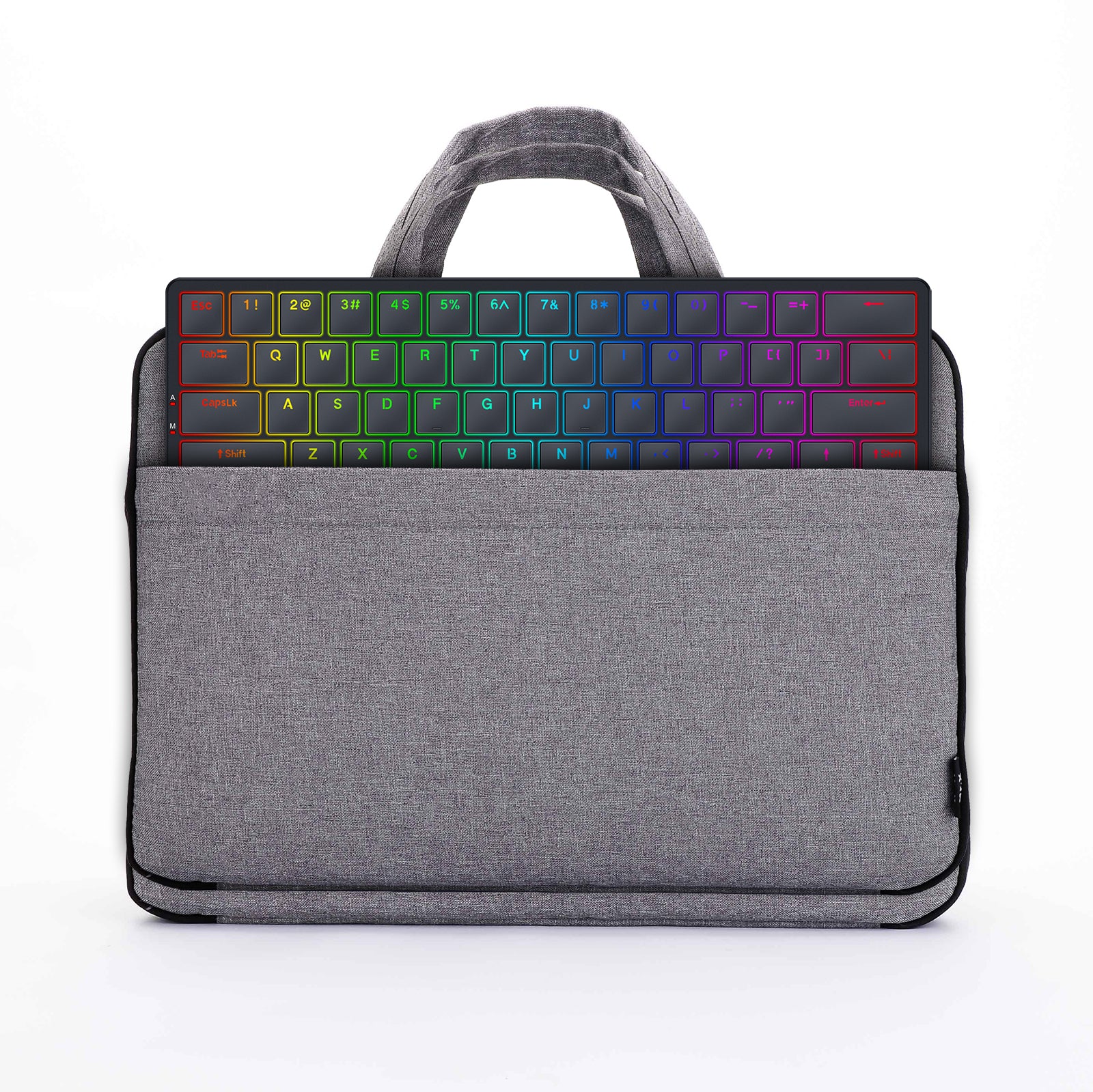 Redragon K624P-KBS 2.4G/Bluetooth/Berkabel 63 tombol Keyboard mekanis profil rendah