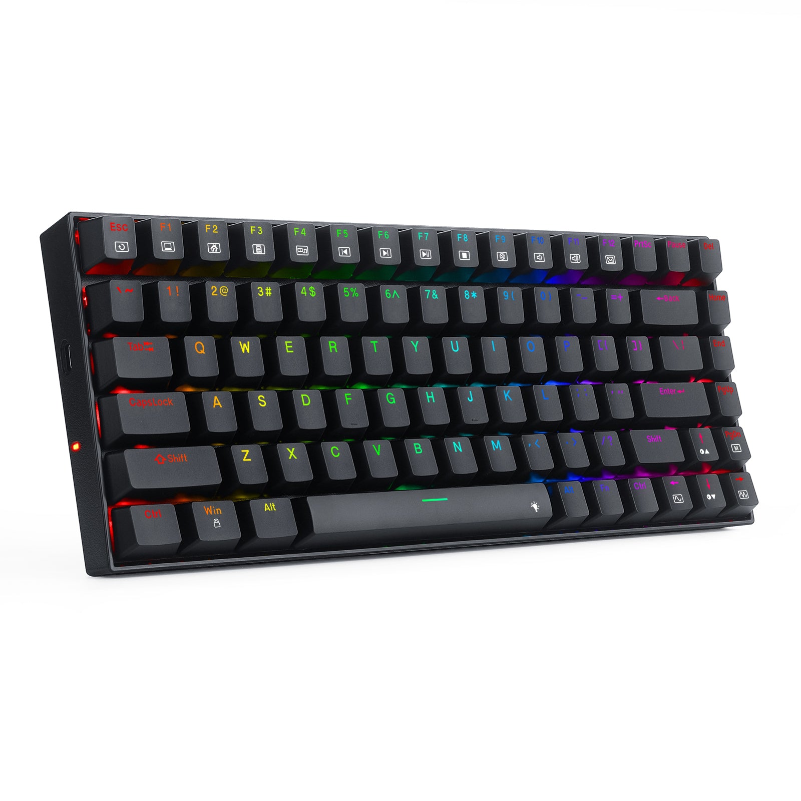 Redragon K629 PHANTOM RGB LED Backlit Mechanical Gaming Keyboard with 84 Professional Keys-Linear Red Switches
