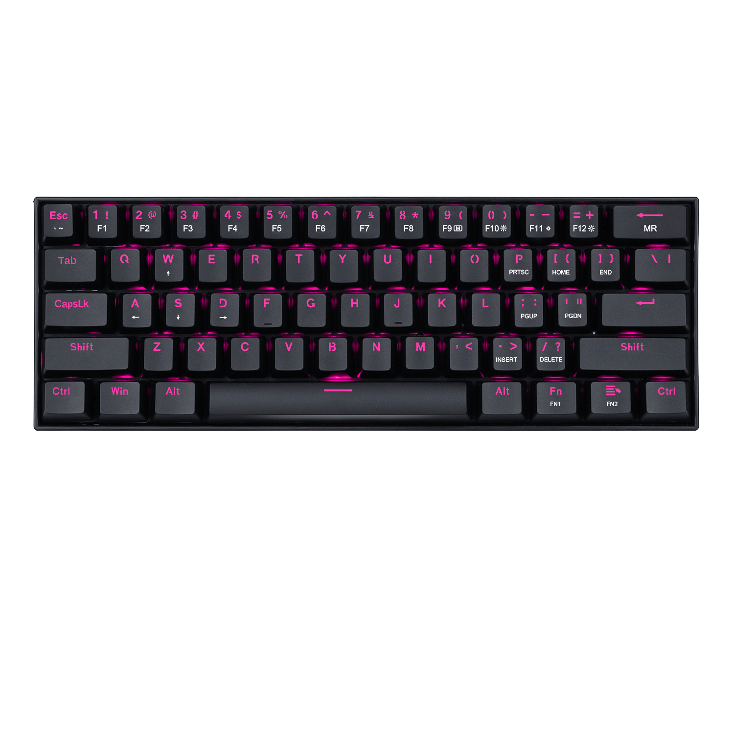 Redragon K630 Gaming Mechanical keyboard, Pink LED Backlit