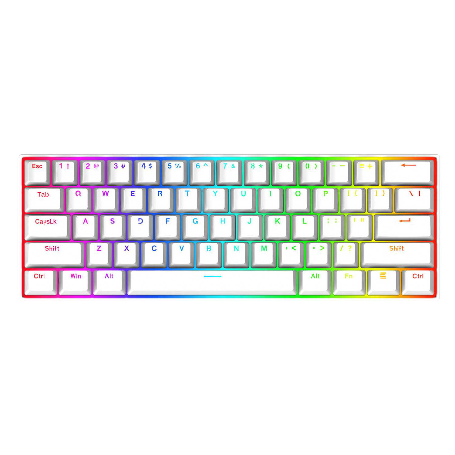 Redragon K630W-RGB 60% Wired Gaming Mechanical Keyboard