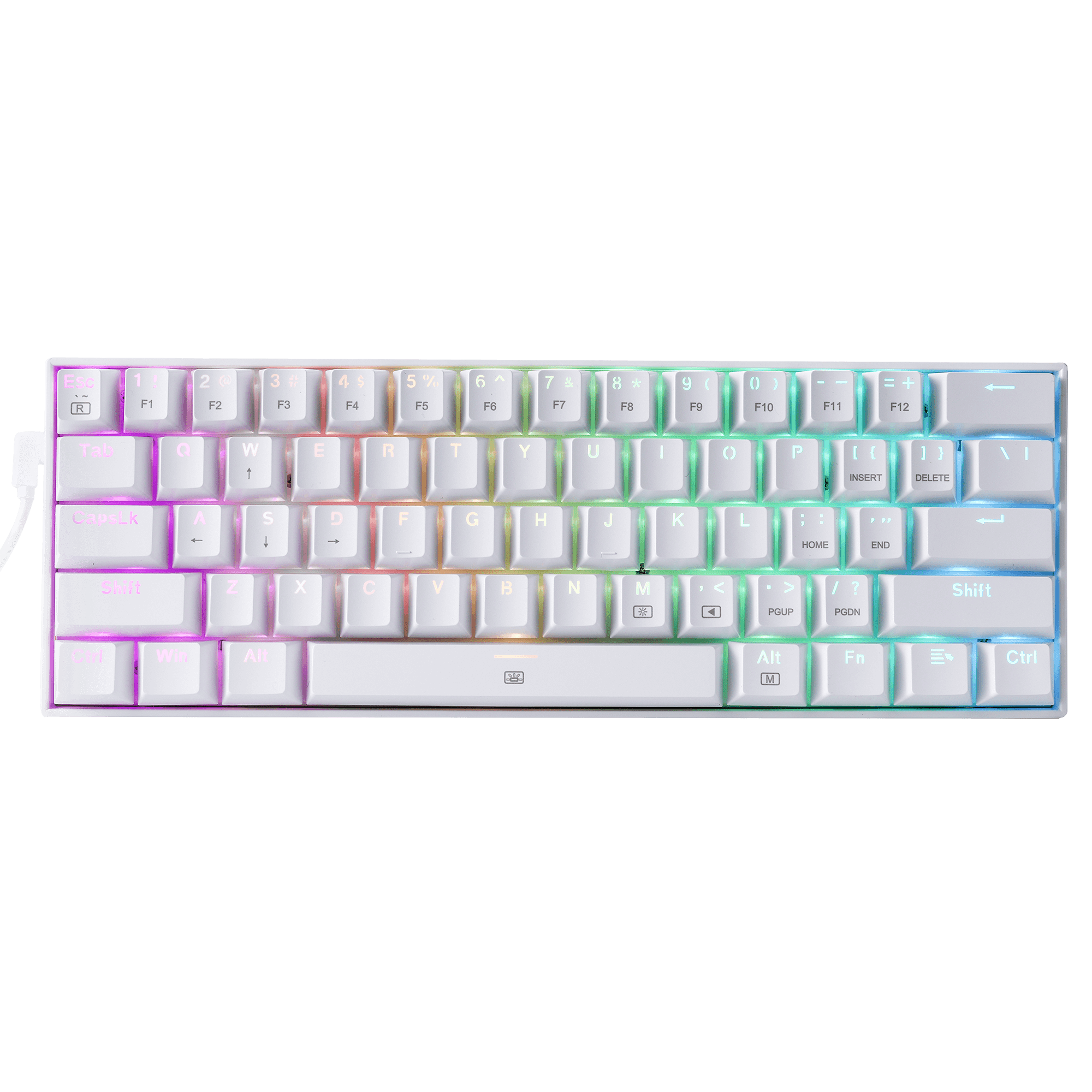 Redragon K630W-RGB 60% Wired Gaming Mechanical Keyboard