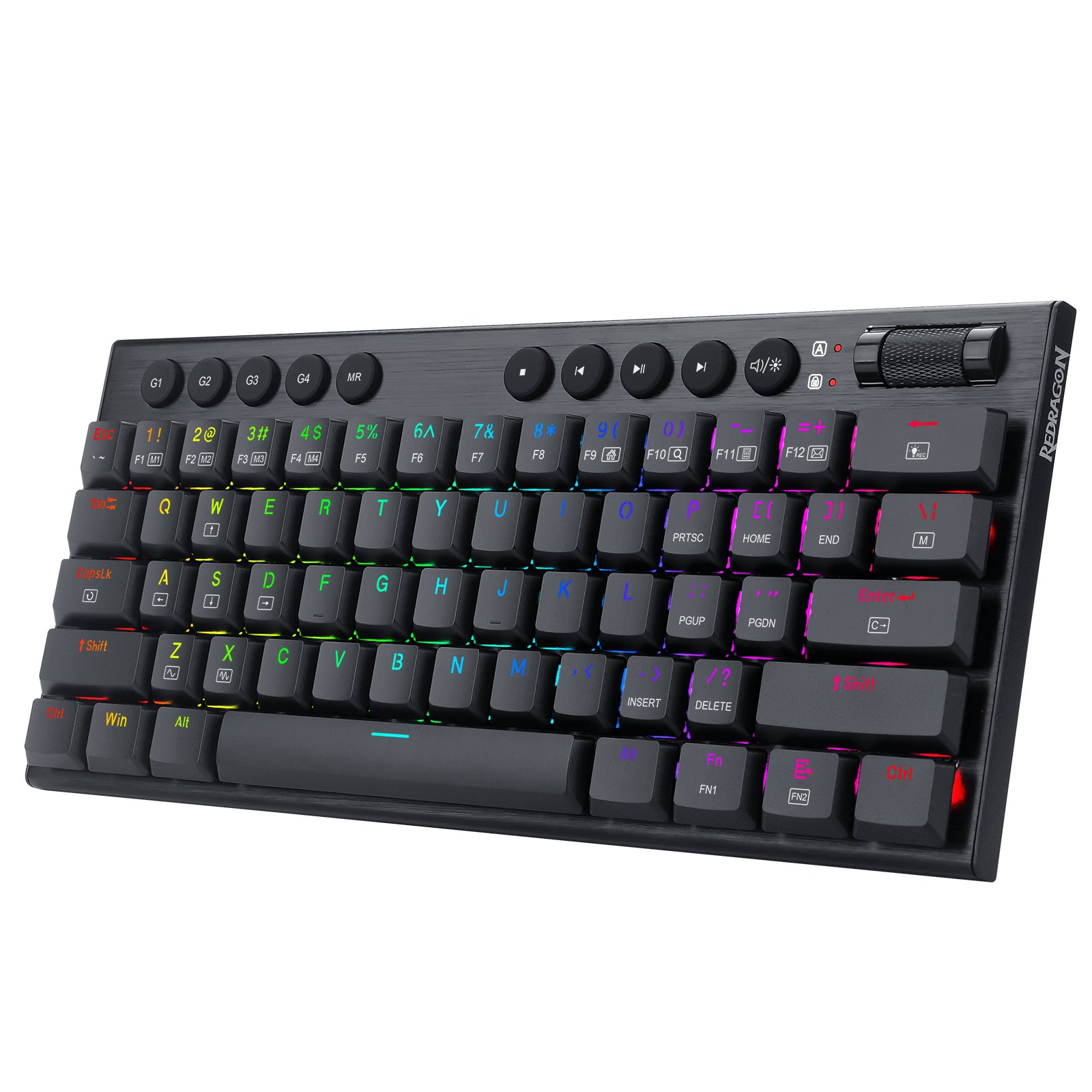Redragon K632-RGB Keyboard Mekanik Kabel 60% dengan Tombol Makro