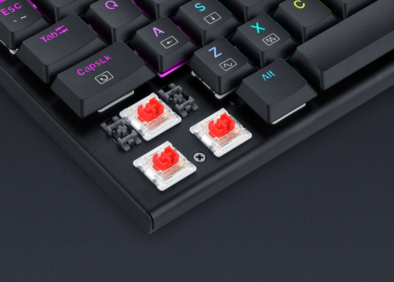 Redragon K632-RGB Keyboard Mekanik Kabel 60% dengan Tombol Makro