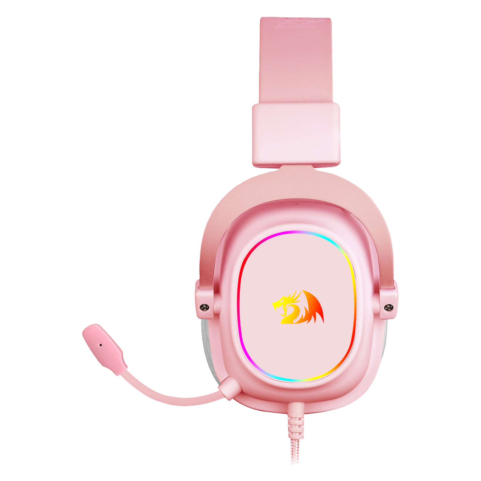 Redragon H510 Zeus-X RGB Pink Wired Gaming Headset - 7.1 Surround Sound - 53MM Audio Drivers in Memory Foam Ear Pads w/Durable Fabric Cover- Multi Platforms Headphone - USB Powered for PC/PS4/NS