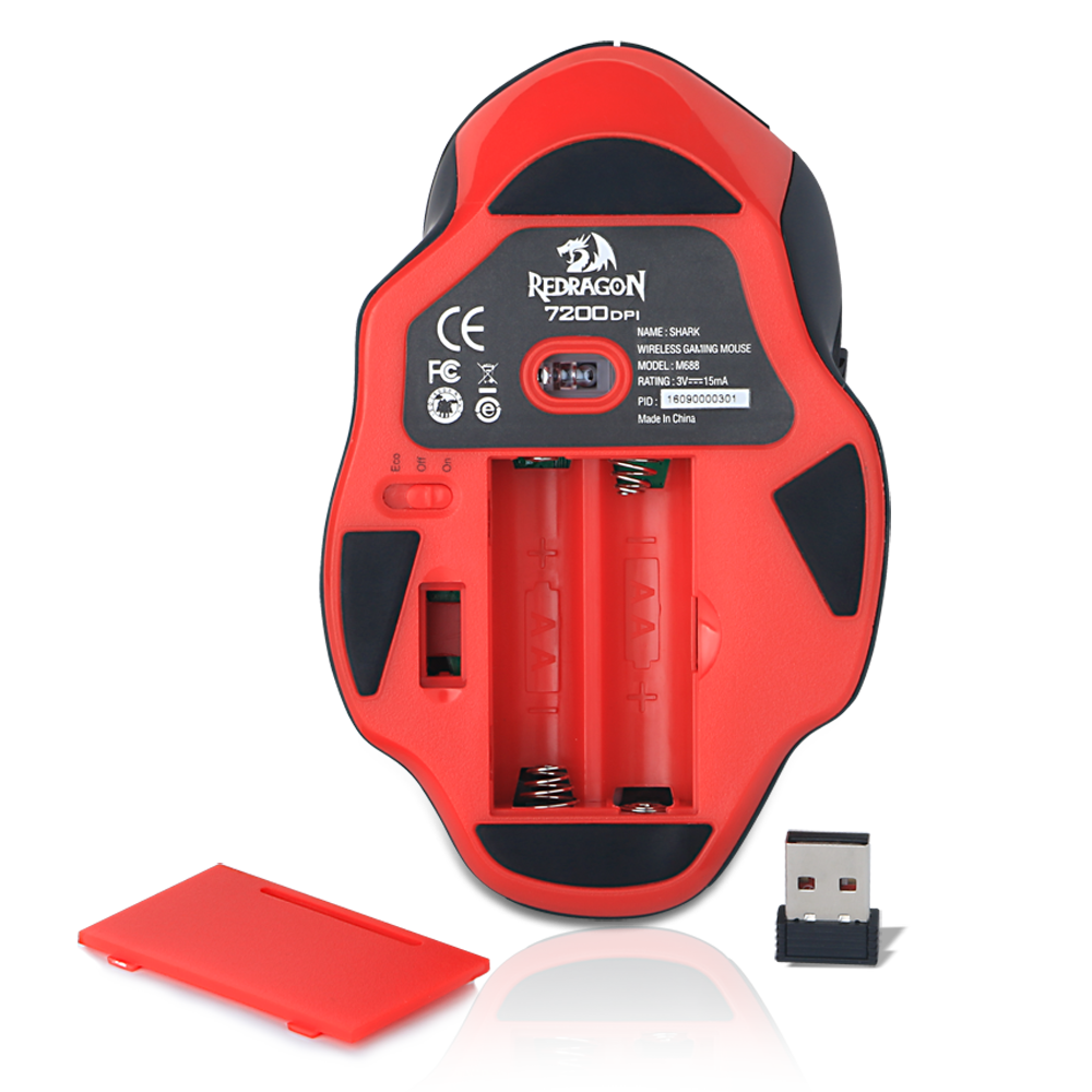 Redragon SHARK M688 MOUSE GAMING NIRKABEL