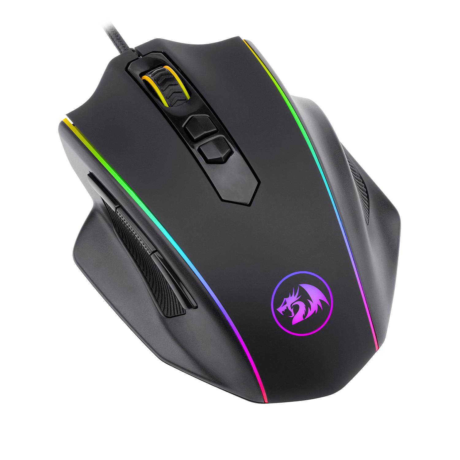 Redragon M720 Vampire RGB Gaming Mouse, 10,000 DPI Adjustable Wired Optical Gaming Mouse, Comfortable Grip Ergonomic with 8 Programmable Buttons