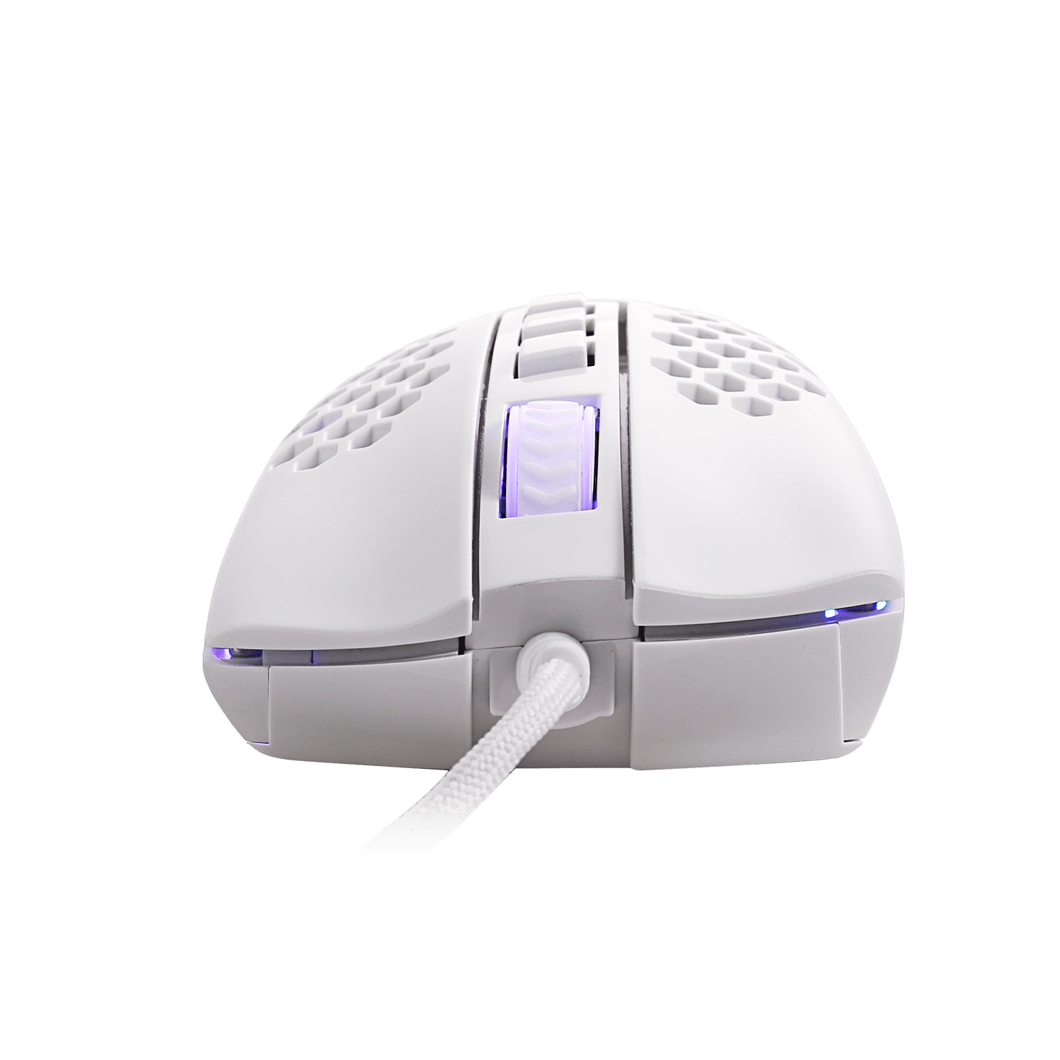 Mouse Gaming RGB Ringan Redragon M808 Storm White, Casing Sarang Lebah Ultraringan 85g - Sensor Optik 12.400 DPI