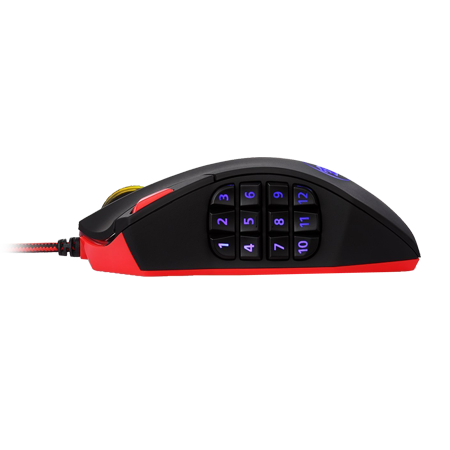 Redragon M901 Perdition 24000DPI MMO Mouse LED RGB Wired Gaming Mouse