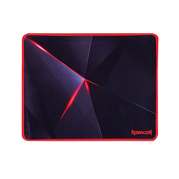 Redragon P012 Mouse Pad dengan Jahitan Tepi, Alas Mouse Bertekstur Premium, Mousepad Dasar Karet Anti Selip untuk Laptop, Komputer & PC, 12,8 x 10 x 0,11 inci