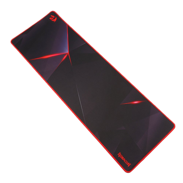 Redragon P015 Mouse Pad Besar Ekstra Luas XXL, dengan Tepi Jahitan, Alas Mouse Bertekstur Premium, Bantalan Karet Anti Selip Tahan Air, 35.8 x 11.8 x 0.11 inci